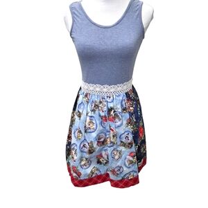 KPea Holiday Casual Dress Girl's Size 16 Snow Globes